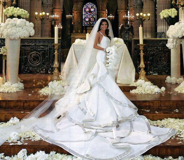 Completing the Look :  wedding dress hair veil Eva