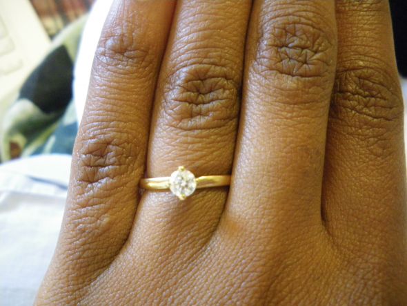 I'm not sure i like the size of my Engagement ring : wedding engagement ring IMGP0949