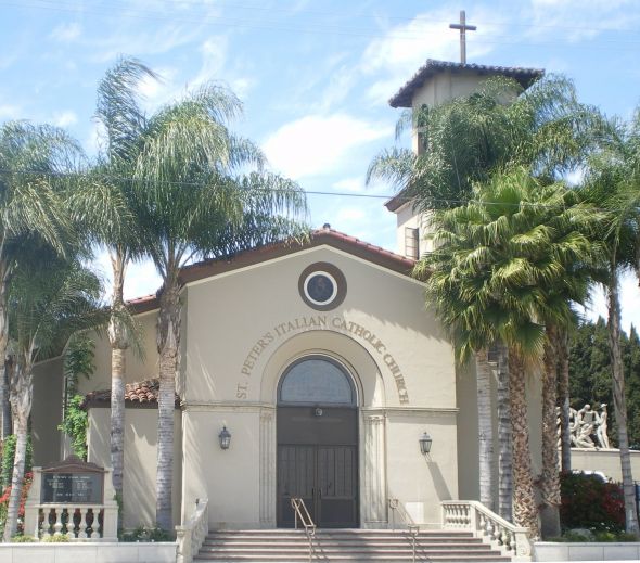Southern California Brides - Share your VENUES with the rest of us :) :  wedding venues la 2 oc los angeles orange county south bay southern california socal St. Peters Italian Catholic Church Los Angeles