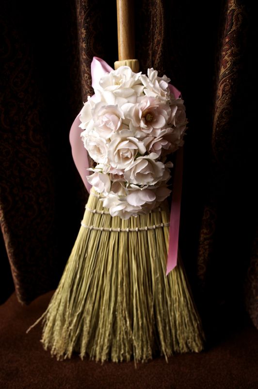 AA Bees, Can I see your **Brooms**? :  wedding african american aa jump the broom wedding broom Oysterbroom