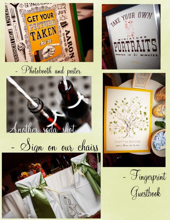 September Wedding Recap :) :  wedding summer pinwheels yellow orange bright wedding recap Wpage2