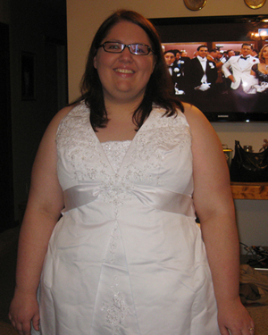 show me your WHITE (not ivory) gown! : wedding Dressfront