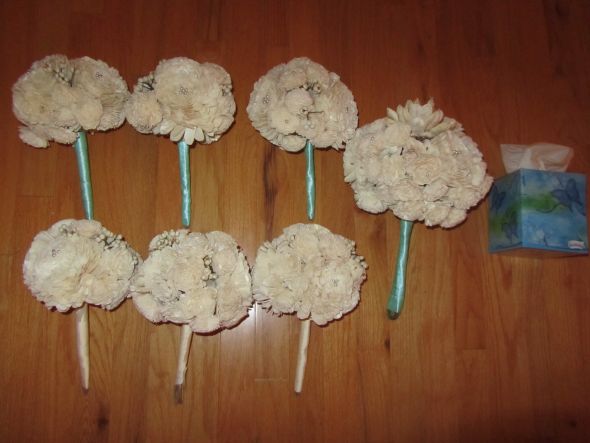Rustic/Vintage decor items for sale (teacup sets, candy buffet, books, etc) :  wedding bouquet diy reception Bouquets