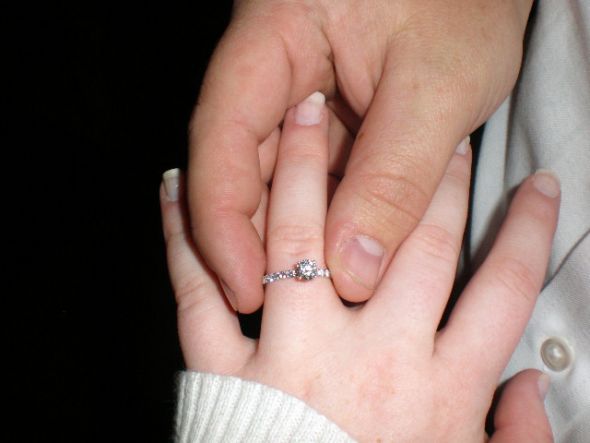 Engaged!!! :  wedding Staged
