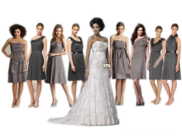 Do these BM dresses work together? I hope so- they're ordered! :  wedding BMdresses