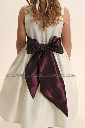 For Sale! BRAND NEW, NEVER WORN 5T Ivory Dress : wedding FlowergirlDress Back