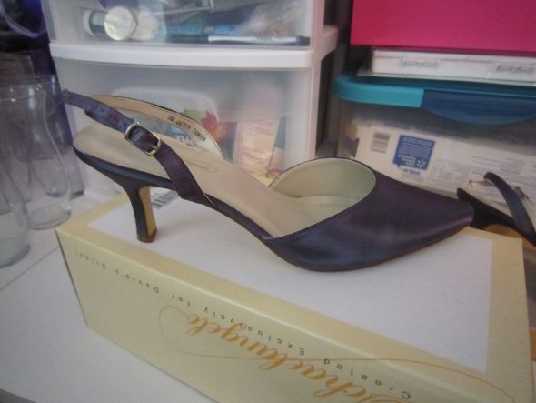 9 W Purple Shoes :  wedding purple shoes IMG 0188