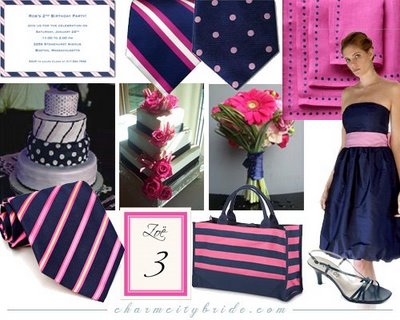 Lovely Pink and Navy Wedding OMG I might have to change my colors