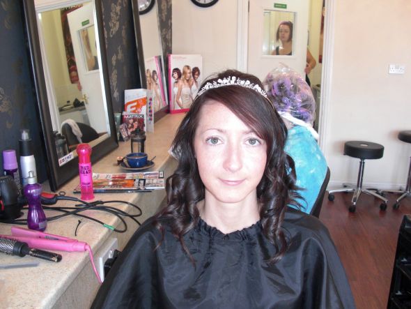 Hair trial - opinions pls! :  wedding CIMG7621