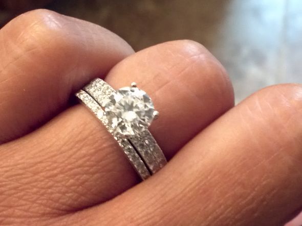 SHOW ME YOUR DIAMOND WEDDING BANDS! :  wedding diamond band carats IMG 20110702 100252