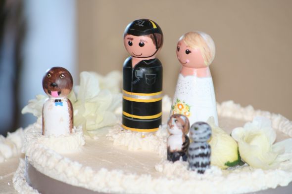 I'm married!  Wanna see?! Pic heavy! :  wedding yellow gray diy recaps 2011 04 17 April 2011 089