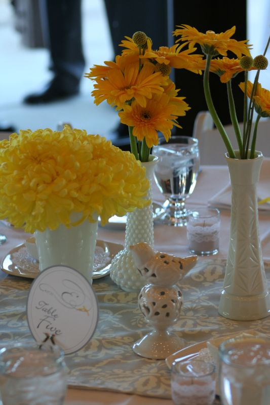 I'm married!  Wanna see?! Pic heavy! :  wedding yellow gray diy recaps 2011 04 17 April 2011 097