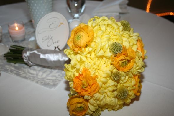 I'm married!  Wanna see?! Pic heavy! :  wedding yellow gray diy recaps 2011 04 17 April 2011 326