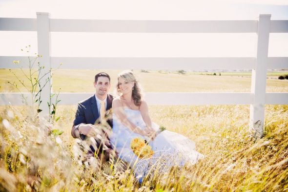 pro pics are here! :  wedding recaps yellow gray diy Wedding24