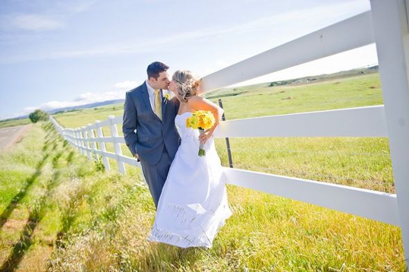 pro pics are here! :  wedding recaps yellow gray diy Wedding25