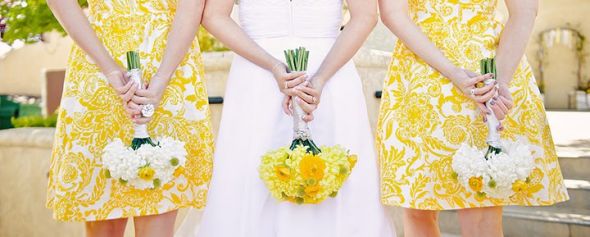 pro pics are here! :  wedding recaps yellow gray diy Wedding28