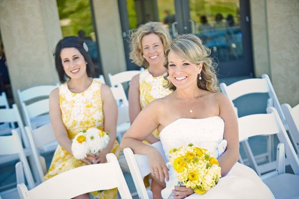 pro pics are here! :  wedding recaps yellow gray diy Wedding29