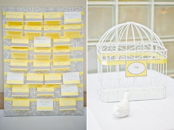 pro pics are here! :  wedding recaps yellow gray diy Wedding32