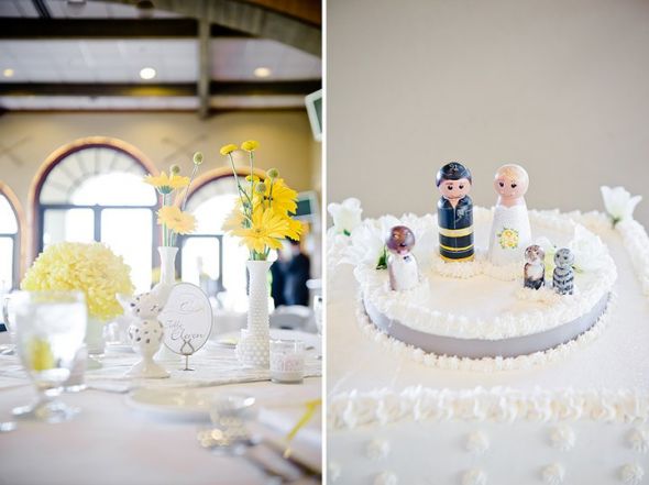 pro pics are here! :  wedding recaps yellow gray diy Wedding33