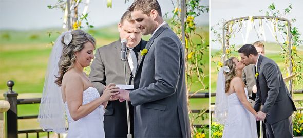 pro pics are here! :  wedding recaps yellow gray diy Wedding34