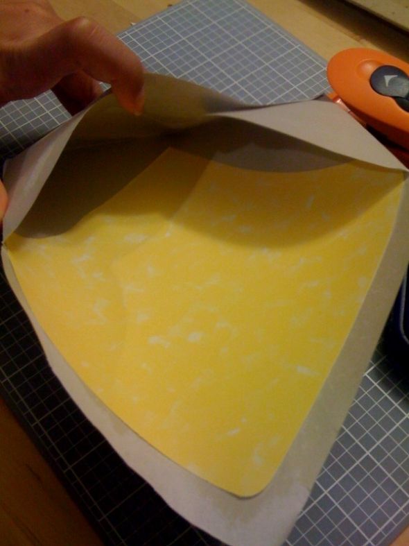 DIY Envelope Liner Template :  wedding envelope liners yellow silver diy invitations Photo 8