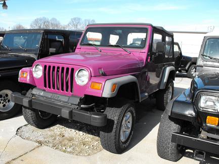 What kind of car do you WISH you owned? :  wedding Pinkjeep