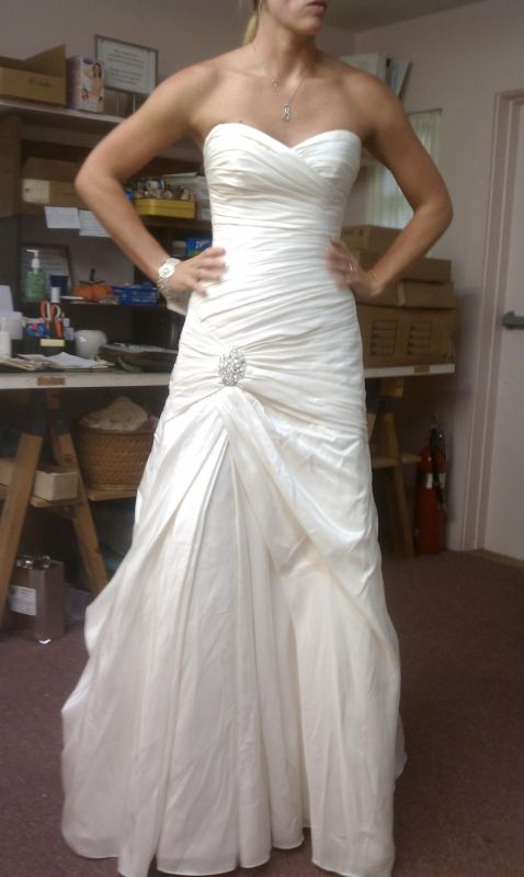 Had my first dress fitting...  :) :  wedding Dress Fit