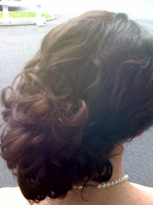 Show me YOUR wedding hair! :  wedding Photo2