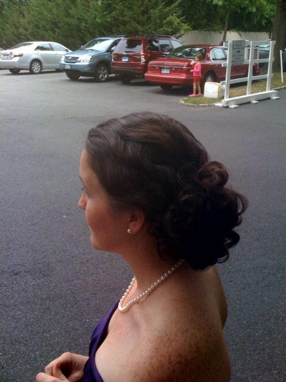 Show me YOUR wedding hair! :  wedding Photo4