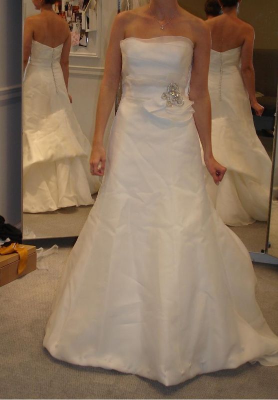 Amsale Brides, Are You Out There? :  wedding amsale dress 1stfitting