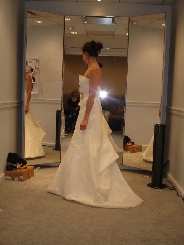 Amsale Brides, Are You Out There? :  wedding amsale dress 1stfittingside