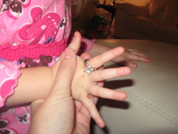 Anyone else have a princess cut? Show Me!!! :  wedding rings Ceci Bling