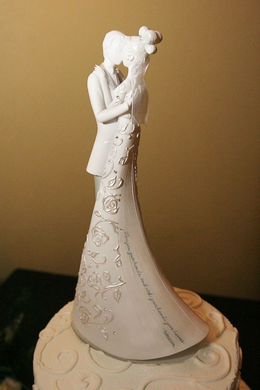 Poll - Are you using a wedding cake topper? :  wedding cake topper IMG 0342