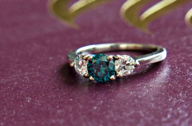 Colored Stone Brides!  Show us your rings! :  wedding colored stones e rings  MG 2246