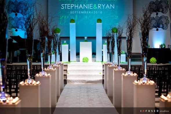 Civil/secular  - how did you decorate your ceremony space? :  wedding secular ceremony ceremony decor arch Aisle