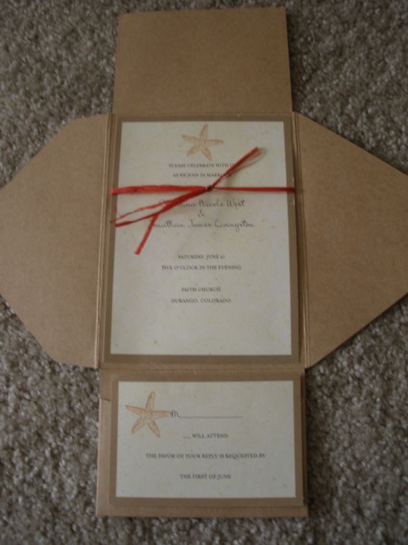 anyone else doing a beach wedding?? :  wedding Invitatoins