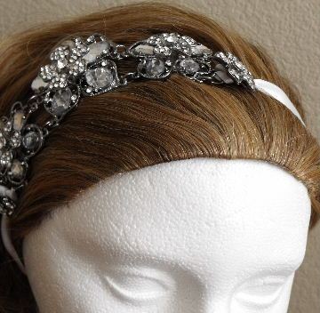 CLEARANCE LAST STYLE OF THESE HEADBANDS wedding headband headpiece ribbon 