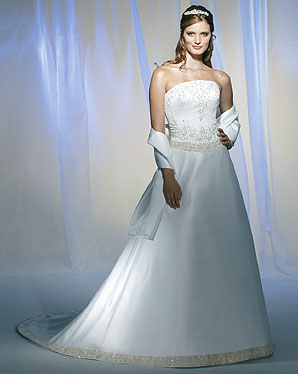 Brand New Mori Lee Wedding Dress for sale size 12 :  wedding mori lee wedding dress wedding white elegant bridal dress Mori Lee Wedding Dress 1