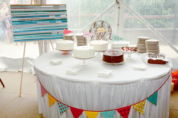 Carnival cake table