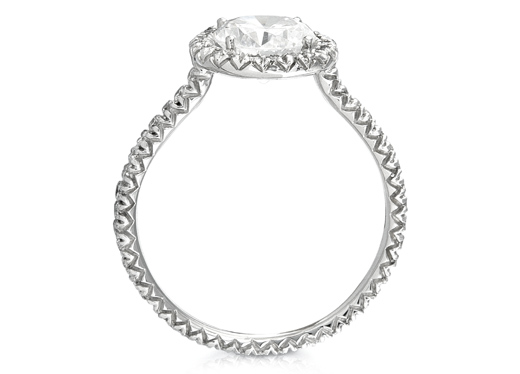 Show me your halos...from the side!! : wedding halo setting side profile Ring Side