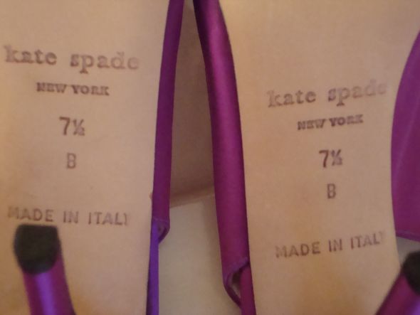 kate spade christa 7.5 : wedding purple shoes 318
