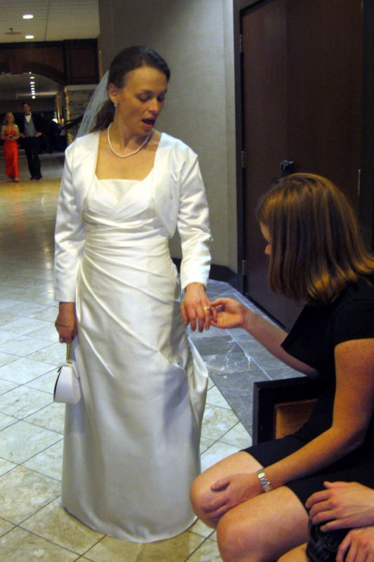 Anyone else buy a dress online that they never tried on? PICS OF MY DRESS INSIDE :  wedding dress online order Bolero Purse