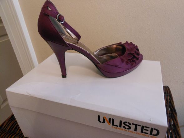Shoes Purple Eggplant Size 85 posted 8 months ago in Wedding Dress