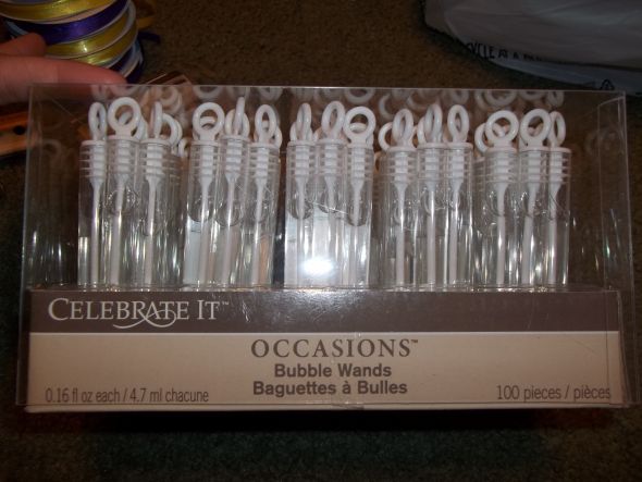 Bubbles (3) 100 ct boxes : wedding Bubblesss