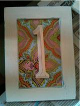 DIY projects by a non-crafty Bride :  wedding diy crafty centerpeice Frame Close Up
