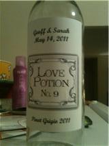 DIY projects by a non-crafty Bride :  wedding diy crafty centerpeice Wine Lables