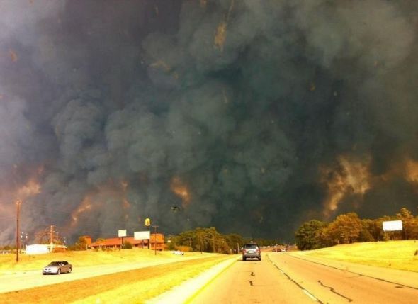 (NWR) Wildfires in Texas.... Bastrop!!!! Absolutely Devestating! :  wedding Bastrop Fire Big2
