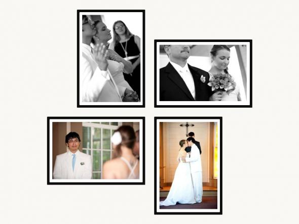 Did you hang a large wedding picture in your home? :  wedding Wall Photos