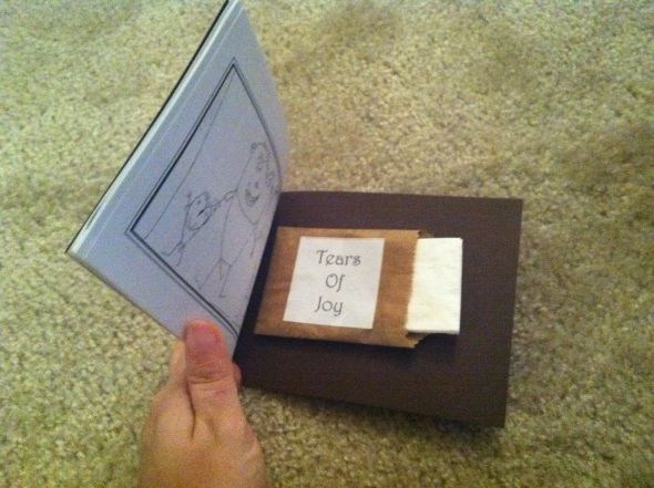 All You Need Is Love... The Program! :  wedding programs diy teal blue brown orange white Back Inside Page