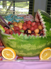 Baby shower at 2... what to eat? :  wedding Fruit Buggy Rect